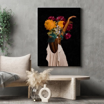 Decono Картина Афро и Цветя