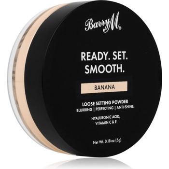 Barry M Ready Set Smooth матираща насипна пудра цвят Banana 5 гр
