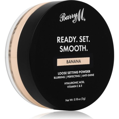 Barry M Ready Set Smooth матираща насипна пудра цвят Banana 5 гр