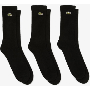 Image 1 of Lacoste Чорапи Lacoste Men's Cotton Logo Crew Socks - Black 031