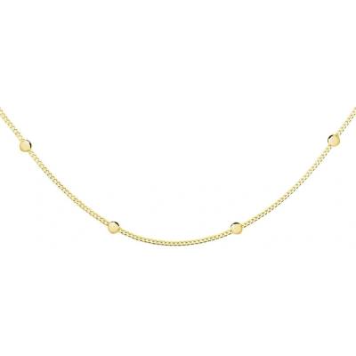 Olivie Choker kuličkový stříbrný řetízek marry gold 5257