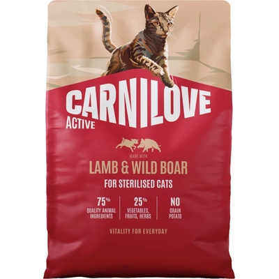 Carnilove Cat Jahňacie a Diviak Sterilised 2 kg
