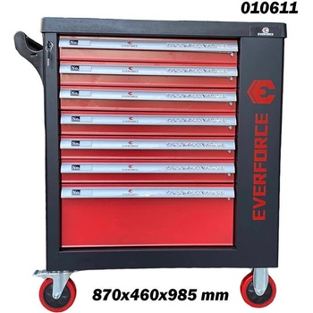 EVERFORCE Количка - шкаф за инструменти, празна, 7 чекмеджета, 870x460x985 мм, EVERFORCE 6091011 (UNI-010611)