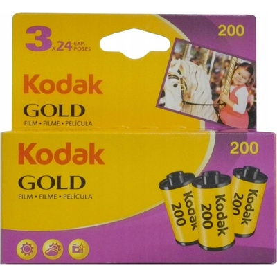 Kodak 135 Gold 200 3 kusy, 24 snímků na jeden svitek