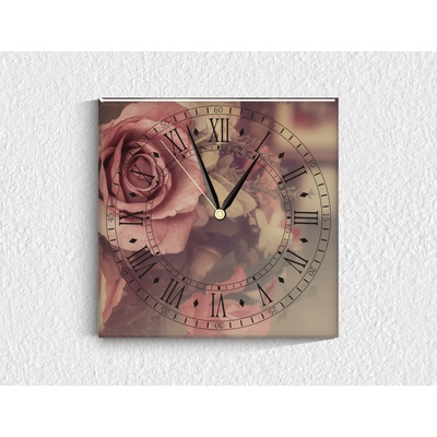 Стъклен стенен часовник 053