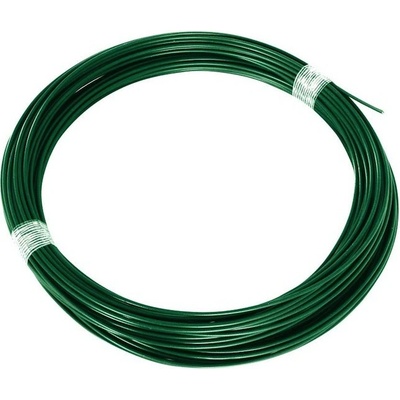 Napínací drát Zn+PVC 3,5/52m zelený balený