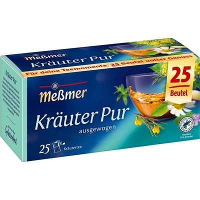 Meßmer Čisté bylinky bylinný čaj 25 čajových sáčků