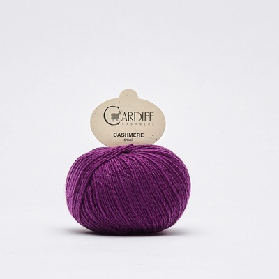 CASHMERE SMALL Cardiff Cashmere Farby CASHMERE: 695 purpurová