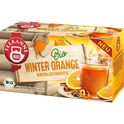 TEEKANNE Organic Winter Orange Tea 18 dvoukomorových sáčků