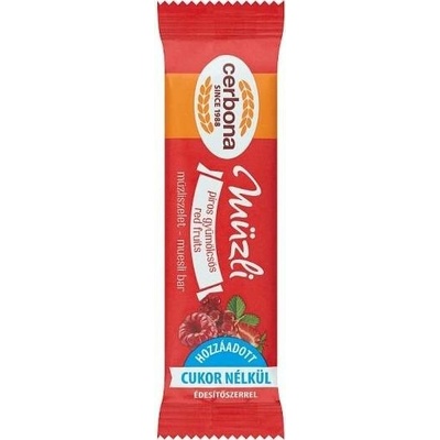 Cerbona Müsli tyčinka bez přidaného cukru 20 g