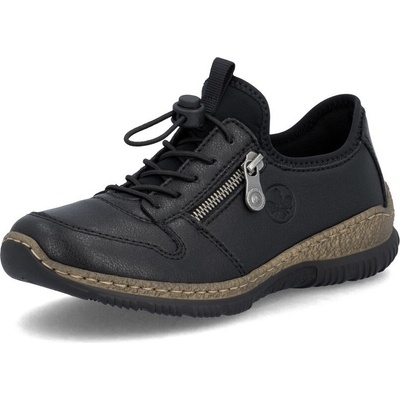 Rieker Dámské polobotky N32G0-00 černé schwarz