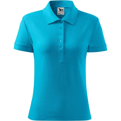 MALFINI Malfini cotton heavy 216 / Дамска поло тениска - тюркоазена m (2164414)