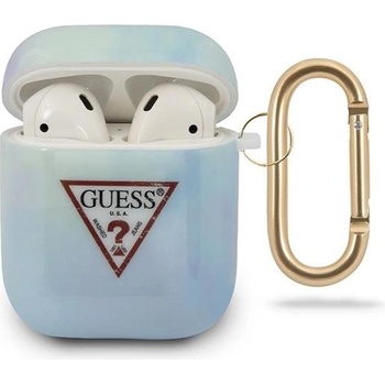 Guess Калъф Guess Tie & Dye Collection за AirPods, син GUE000845 (3700740485552)