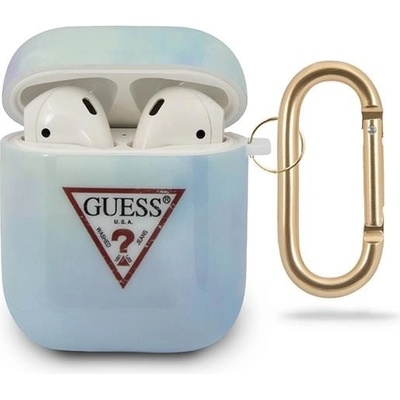 Guess Калъф Guess Tie & Dye Collection за AirPods, син GUE000845 (3700740485552)