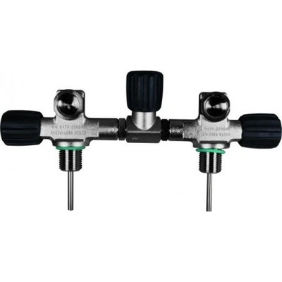 SCUBATECH Ventil manifold 300 Bar - kompletní kyslíkově čistý 140 mm