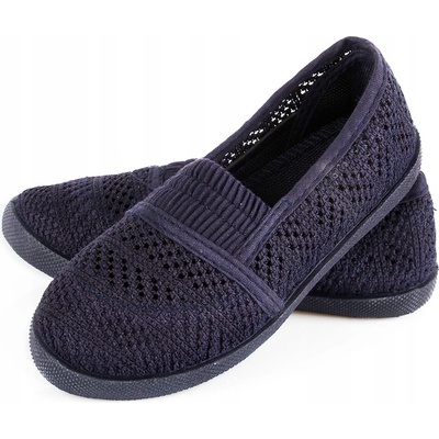 Čipkované tenisky tmavomodré