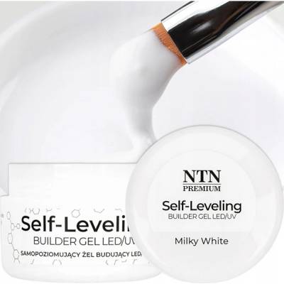 Ntn Limited Edition samonivelační stavební gel Milky White 30g