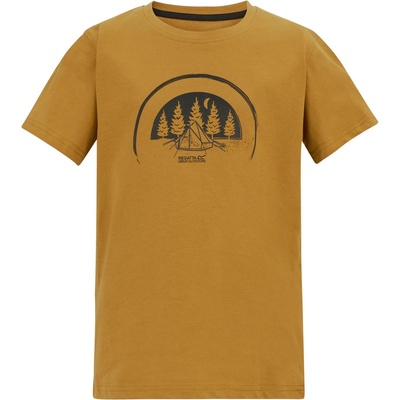 Regatta Детска тениска Regatta Kid's Bosley T-shirt - Wood Brown - размер 5-6 Years (704-6360-0612)