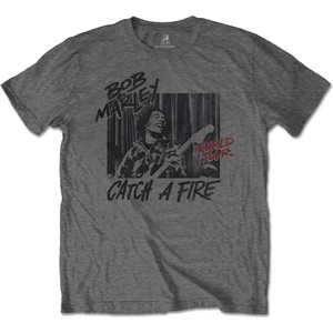 Bob Marley Catch A Fire World Tour Charcoal Grey S Риза (BMATS26MC01)