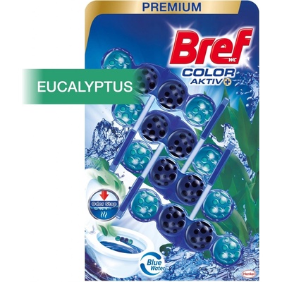 Bref Color Aktiv Eucalyptus tuhý WC blok 4 x 50 g – Sleviste.cz