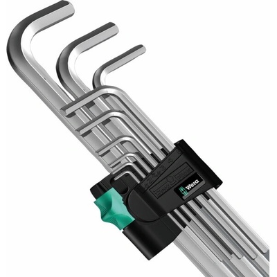 Sada klíčů imbus 950 PKLS/9 SM SB chrom 9 ks Wera 073594