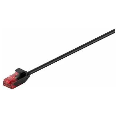 MicroConnect V-UTP6003S-SLIM CAT6 U/UTP, SLIM, 0.3m, černý