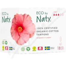 Naty Nature Dámské Eco tampóny Super 18 ks