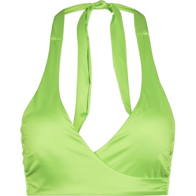Seafolly Дамско бикини горнище Seafolly Women's Soleil DD Wrap Front Halter Bra Bikini top - Jasmine Green - размер 34 (EU) (150-4277-0311)