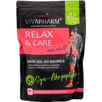 Vivapharm Soľ do kúpeľa s hadím jedom Relax & Care 1 kg