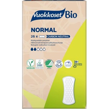 Vuokkoset bio Нормални дамски превръзки (26 бр. )