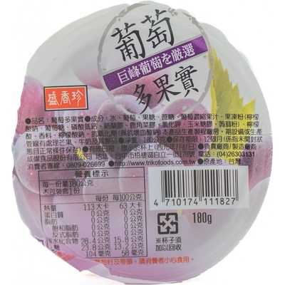 Sheng Xiang Zhen Želé ovocné s hroznom 180 g