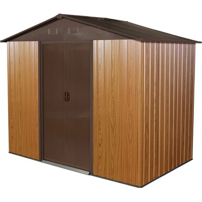 Kovový domek na nářadí Helsinki 19 x 13 m Sklad Boss bronzový