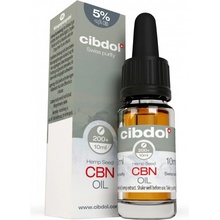 Cibdol Konopný olej s 5% CBN a 2,5% CBD 500:250 mg 10 ml