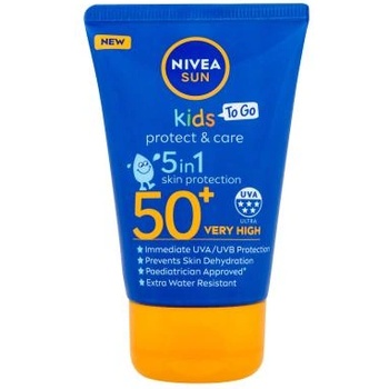 Nivea Sun Kids Protect & Care Sun Lotion 5 in 1 SPF50+ водоустойчив слънцезащитен лосион 5 в 1 50 ml