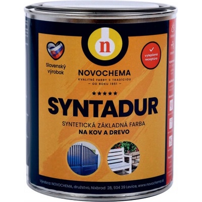 Novochema syntaDUR S 2000 Základná syntetická farba 0110 šedá, 25 kg