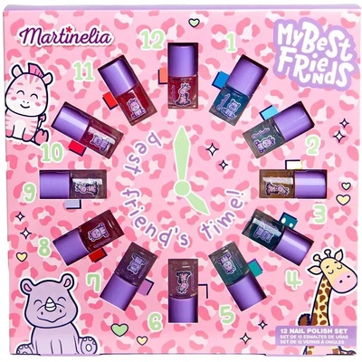 Aquarius Cosmetic Комплект детски лакове за нокти Martinelia - Best Friends, 12 броя