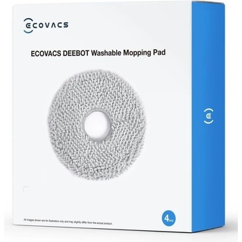 Ecovacs Deebot X2/X1 FAMILY / T10 TURBO / T20 OMNI mopovací textilie 4 ks