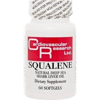 Image 1 of Ecological Formulas Squalene | Shark Liver Oil 1000 mg [60 Гел капсули]