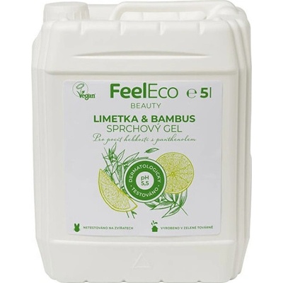 FeelEco sprchový gél limetka & bambus 5 l
