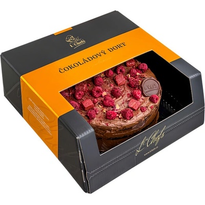 L'Chefs Čokoládová torta s malinami