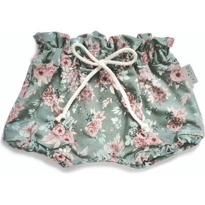 Taturo s květinami modré modrá