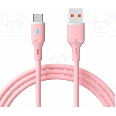 Akyga AK-USB-61 USB 2.0 USB A vidlice USB C vidlice niklovaný 1m