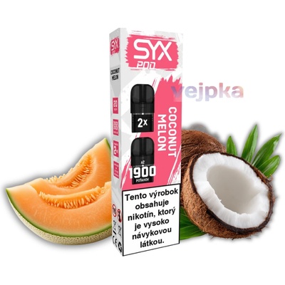 SYX Bar Coconut Melon 20 mg POD 2ks