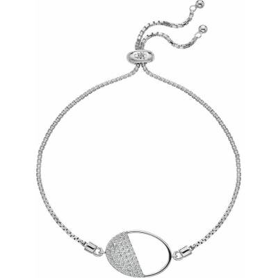 Hot Diamonds strieborný náramok s diamantom Horizon Topaz DL602