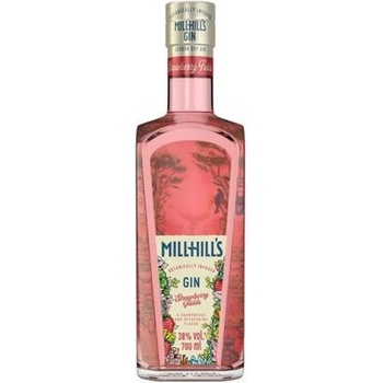 Millhill´s Strawberry Fields Gin 38% 0,7 l (čistá fľaša)