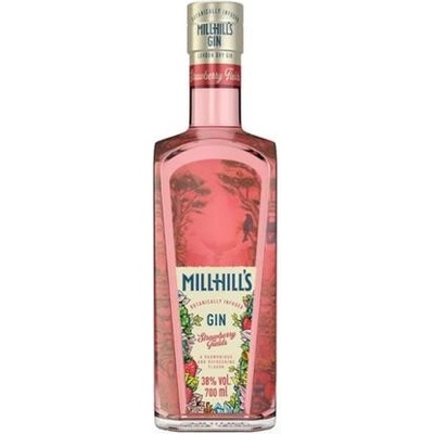 Millhill´s Strawberry Fields Gin 38% 0,7 l (čistá fľaša)