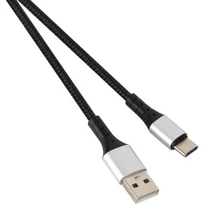 VCOM Кабел VCom CU287C, от USB A(м) към USB C(м), 1m, черен (CU287C)