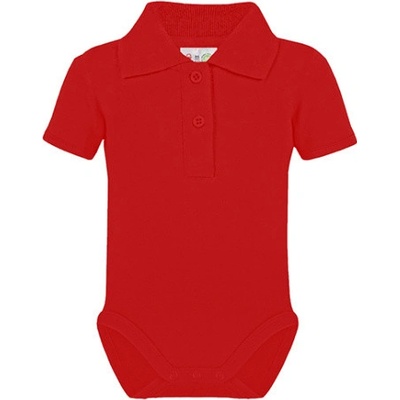 Link Kids Wear Dětské body s límečkem Red