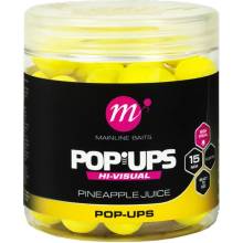 Mainline Plávajúce Boilies High Visual Pop-ups Pineapple Juice 15mm 50ks