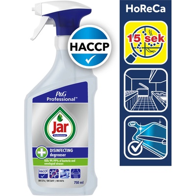 Jar Professional Dezinfekční odmašťovač pro kontakt s potravinami 750 ml